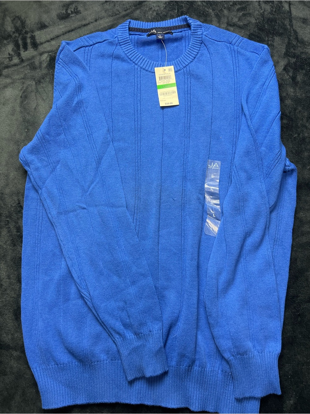 John Ashford Men's Royal Blue Crewneck Sweater